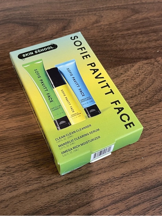 Other - Sofie Pavitt Face Skin School Set Cleanser Mandelic Serum Moisturizer Sealed